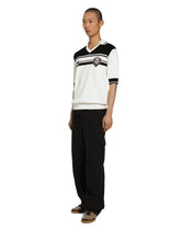 Cotton polo-shirt with DG logo patch - | Dolce & Gabbana