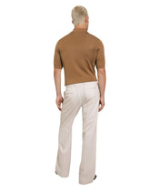 Short-sleeved polo-shirt with striped inlay - | Dolce & Gabbana