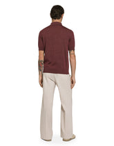 Short-sleeved silk and cashmere polo-shirt - | Dolce & Gabbana