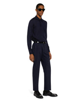 Polo shirt in cashmere and silk - | Dolce & Gabbana