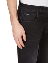 Washed black slim-fit stretch jeans - | Dolce & Gabbana