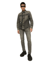 Light gray wash slim-fit stretch jeans - | Dolce & Gabbana