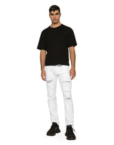 White slim-fit stretch jeans - | Dolce & Gabbana
