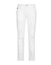 White slim-fit stretch jeans - | Dolce & Gabbana