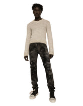 Marbled slim fit stretch jeans - | Dolce & Gabbana