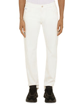 STRETCH DENIM SLIM JEANS - | Dolce & Gabbana