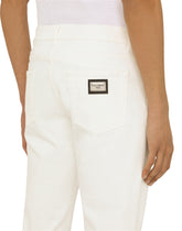 STRETCH DENIM SLIM JEANS - | Dolce & Gabbana