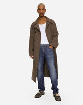Washed slim fit stretch denim jeans - | Dolce & Gabbana