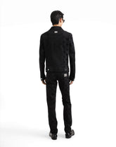 Slim-fit stretch cotton jeans with tag - | Dolce & Gabbana
