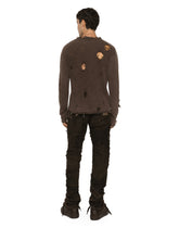 Slim-fit overdyed patchwork jeans - | Dolce & Gabbana