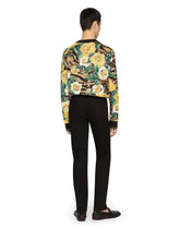 Black slim-fit stretch jeans with DG logo - | Dolce & Gabbana