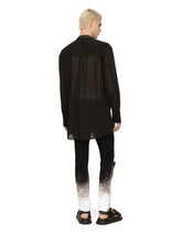 Slim-fit stretch jeans with brushstrokes and DG logo - | Dolce & Gabbana