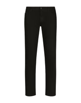 Black skinny stretch jeans - | Dolce & Gabbana