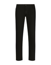 Black skinny stretch jeans - | Dolce & Gabbana