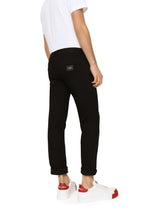 Black skinny stretch jeans - | Dolce & Gabbana
