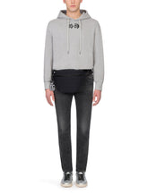 Gray wash skinny stretch jeans - | Dolce & Gabbana