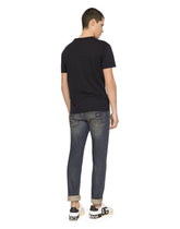 Light blue wash skinny stretch jeans - | Dolce & Gabbana
