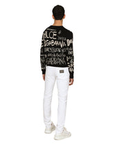 White skinny stretch jeans - | Dolce & Gabbana