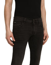 STRETCH DENIM SKINNY JEANS - | Dolce & Gabbana