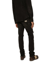 Skinny stretch denim jeans with rips - | Dolce & Gabbana