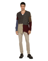 Washed stretch denim jeans with abrasions - | Dolce & Gabbana