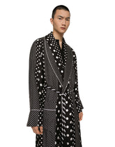 Washed black skinny stretch jeans with DG logo - | Dolce & Gabbana