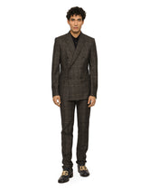 Checked cotton and wool pants - | Dolce & Gabbana