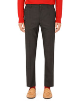 Check wool pants - | Dolce & Gabbana
