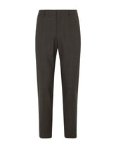 Check wool pants - | Dolce & Gabbana