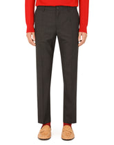 Check wool pants - | Dolce & Gabbana