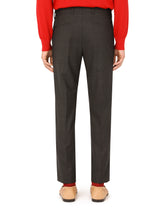 Check wool pants - | Dolce & Gabbana