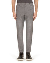 Check cotton pants - | Dolce & Gabbana