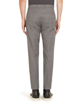 Check cotton pants - | Dolce & Gabbana