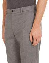 Check cotton pants - | Dolce & Gabbana