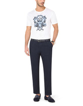 Stretch cotton pants - | Dolce & Gabbana