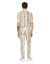 Coin print stretch drill pants - | Dolce & Gabbana
