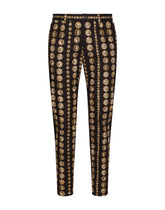 Coin print stretch drill pants - | Dolce & Gabbana