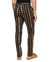 Coin print stretch drill pants - | Dolce & Gabbana