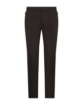 Stretch cotton pants - | Dolce & Gabbana