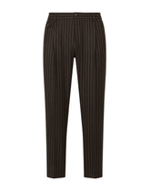 Pinstripe wool pants - | Dolce & Gabbana