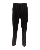 Pinstripe wool pants - | Dolce & Gabbana