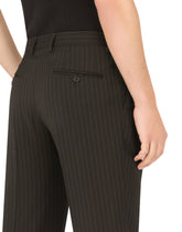 Stretch pinstripe pants - | Dolce & Gabbana