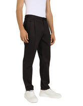 Cotton pants with double darts - | Dolce & Gabbana