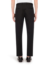 Stretch cotton pants - | Dolce & Gabbana