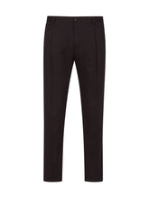 Stretch cotton pants - | Dolce & Gabbana