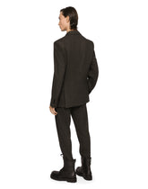 Glen plaid jersey pants - | Dolce & Gabbana