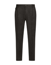 Glen plaid jersey pants - | Dolce & Gabbana