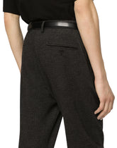Glen plaid jersey pants - | Dolce & Gabbana