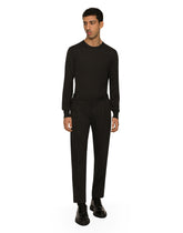 Stretch jersey skinny fit pants - | Dolce & Gabbana