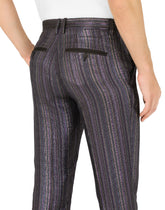 Striped lurex jacquard pants - | Dolce & Gabbana